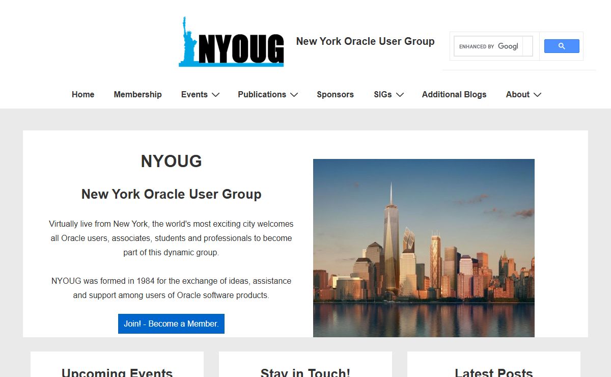 New York Oracle User Group - NYOUG
