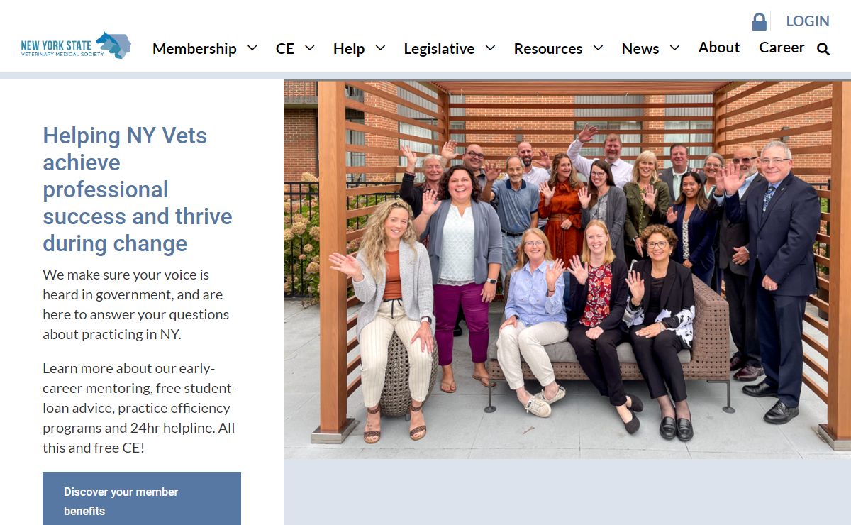New York State Veterinary Medical Society | Support NY Veterinarians to achieve their goals