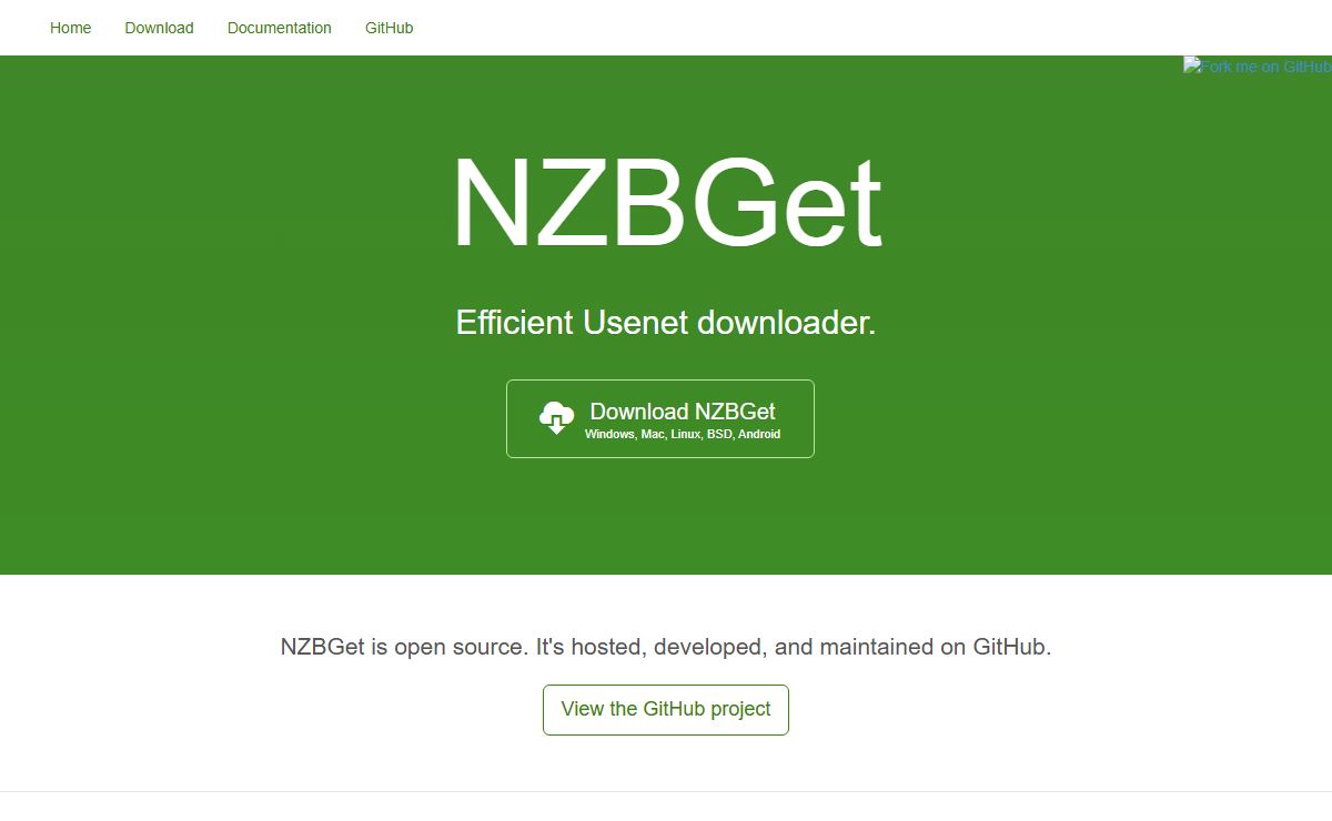 NZBGet - Usenet downloader