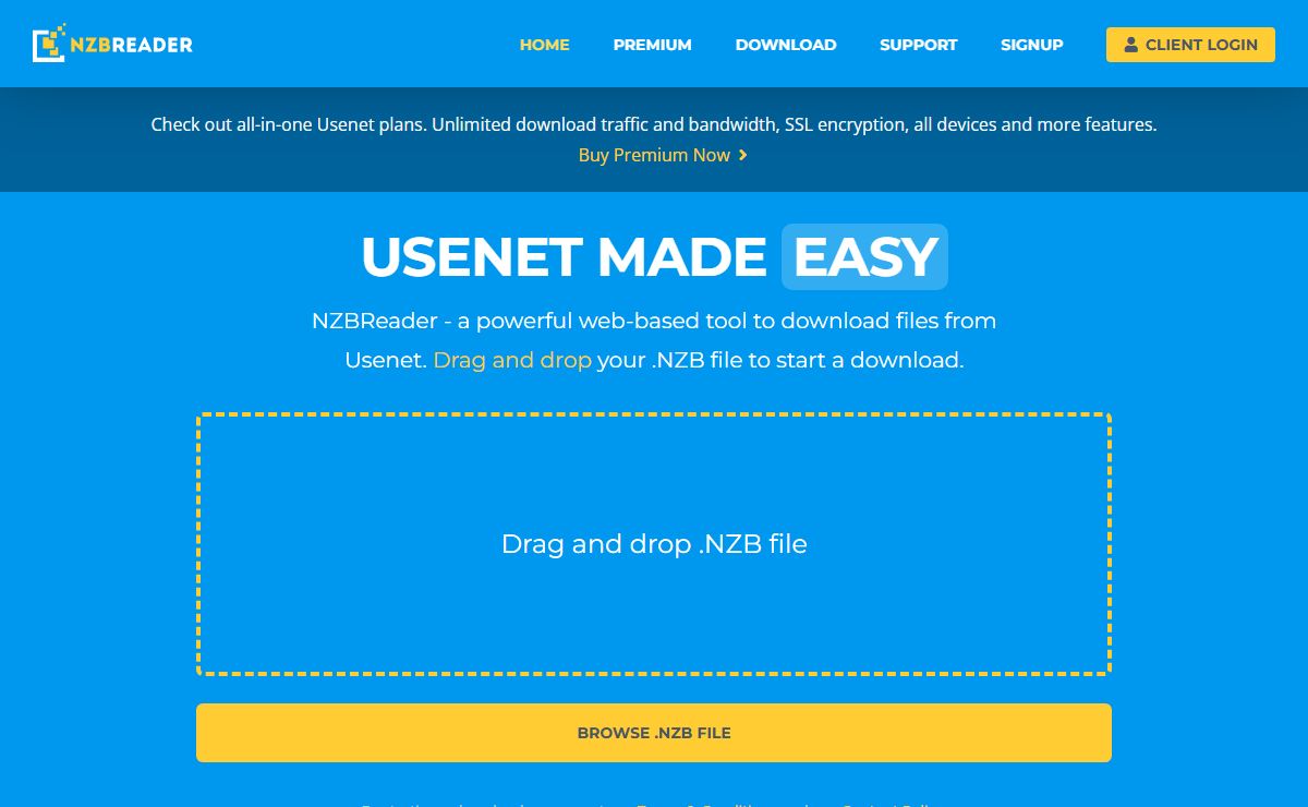NZBReader - NZB Download Manager for Usenet