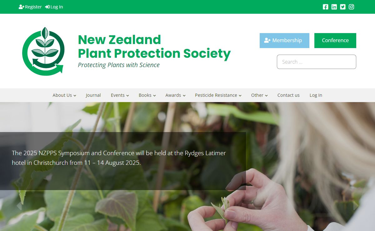 New Zealand Plant Protection Society – Protecting Plants with Science