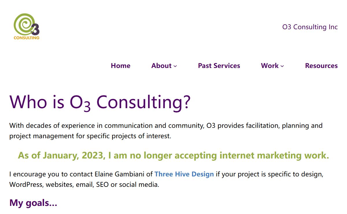Who is O3 Consulting? - O3 Consulting Inc