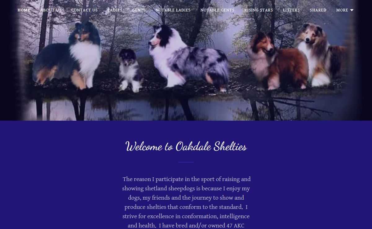 Oakdale Shelties - Home