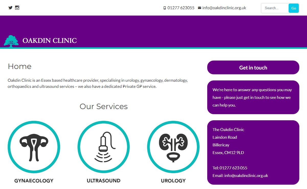 Oakdin Clinic – Welcome to Oakdin Private Clinic