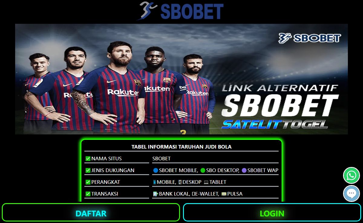SBOBET: Agen Taruhan Judi Bola Parlay Terbesar Di Indonesia