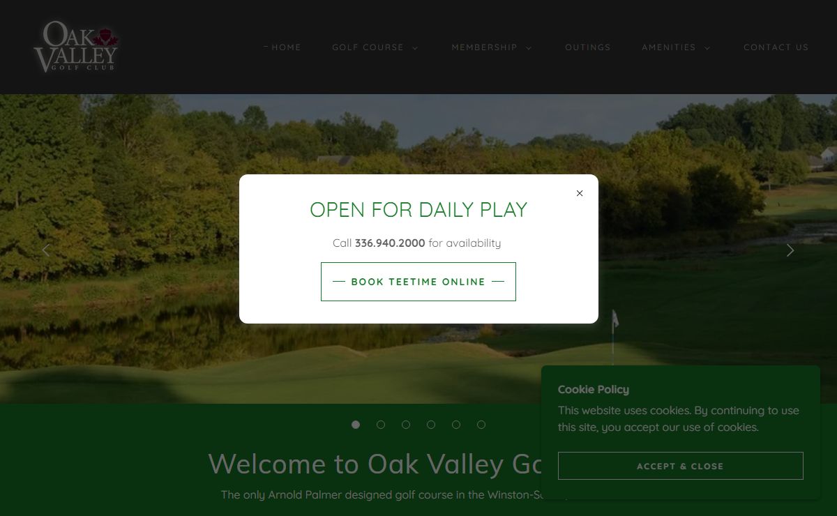 Oak Valley Golf Club - Golf Course, Golf Instruction