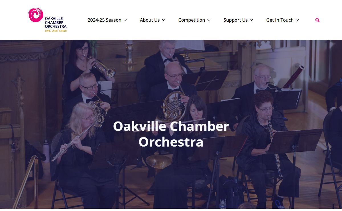 Oakville Chamber Orchestra - Celebrating 40 years of Excellence in our Community