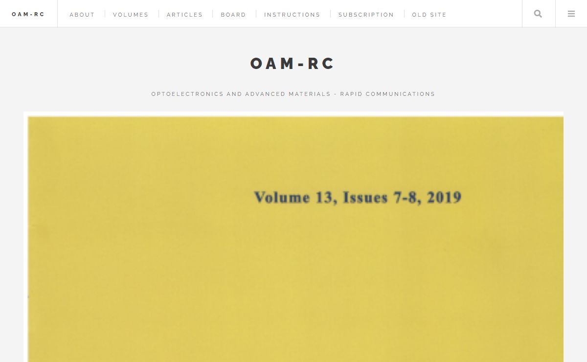 OAM-RC :: Home