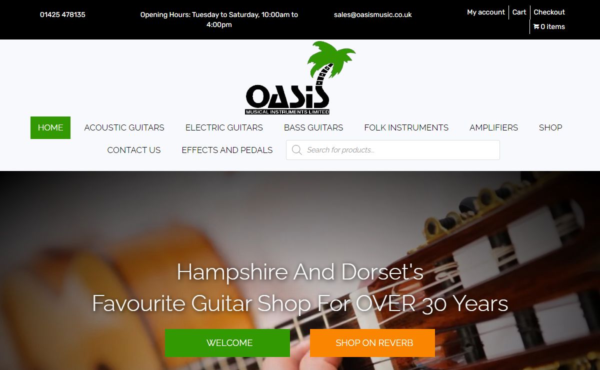 Home - Oasis Musical Instruments Ltd