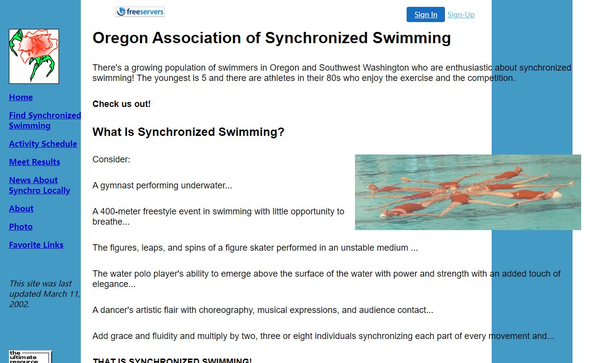 Oregon Assn of Synchro
