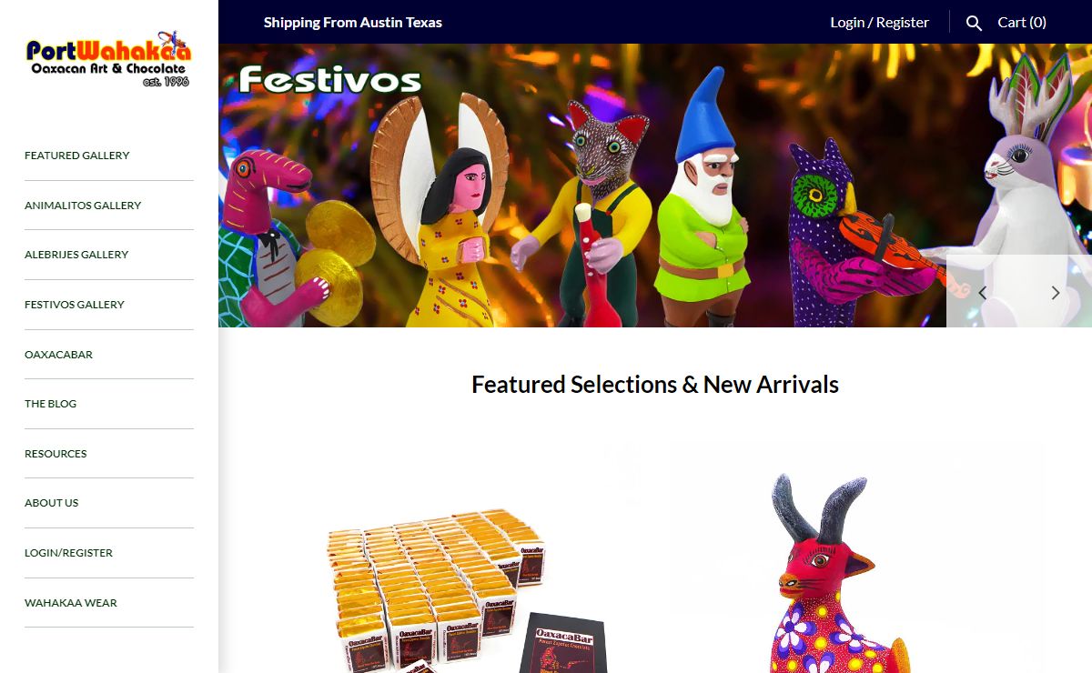 Oaxacan Wood Carvings for Sale Copal Tree Alebrijes Day of the Dead – Port Wahakaa