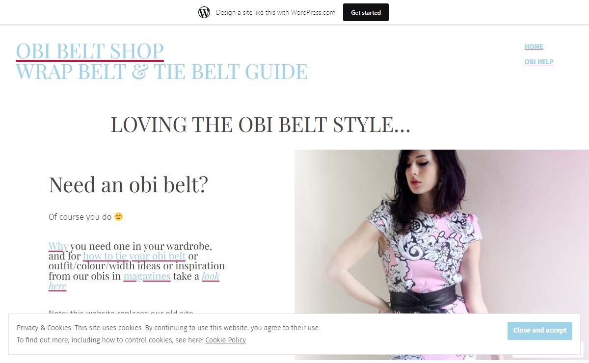 Obi Belt Shop – Wrap belt & tie belt guide