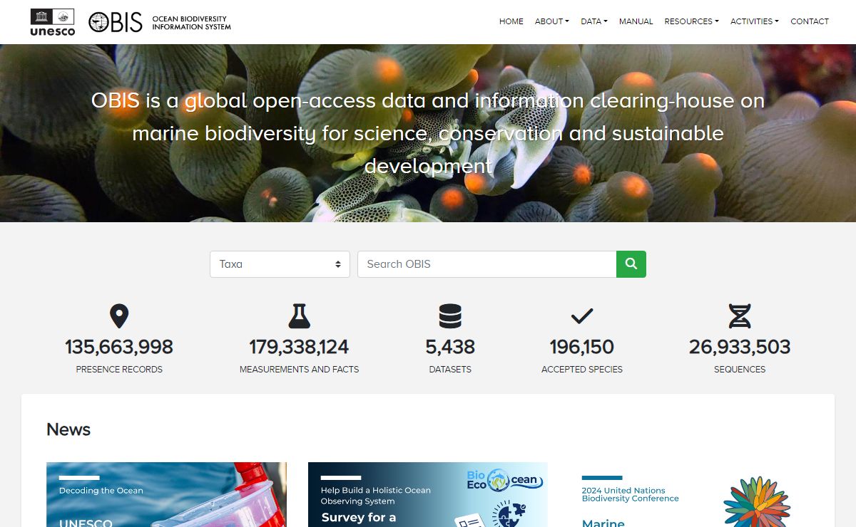 Ocean Biodiversity Information System