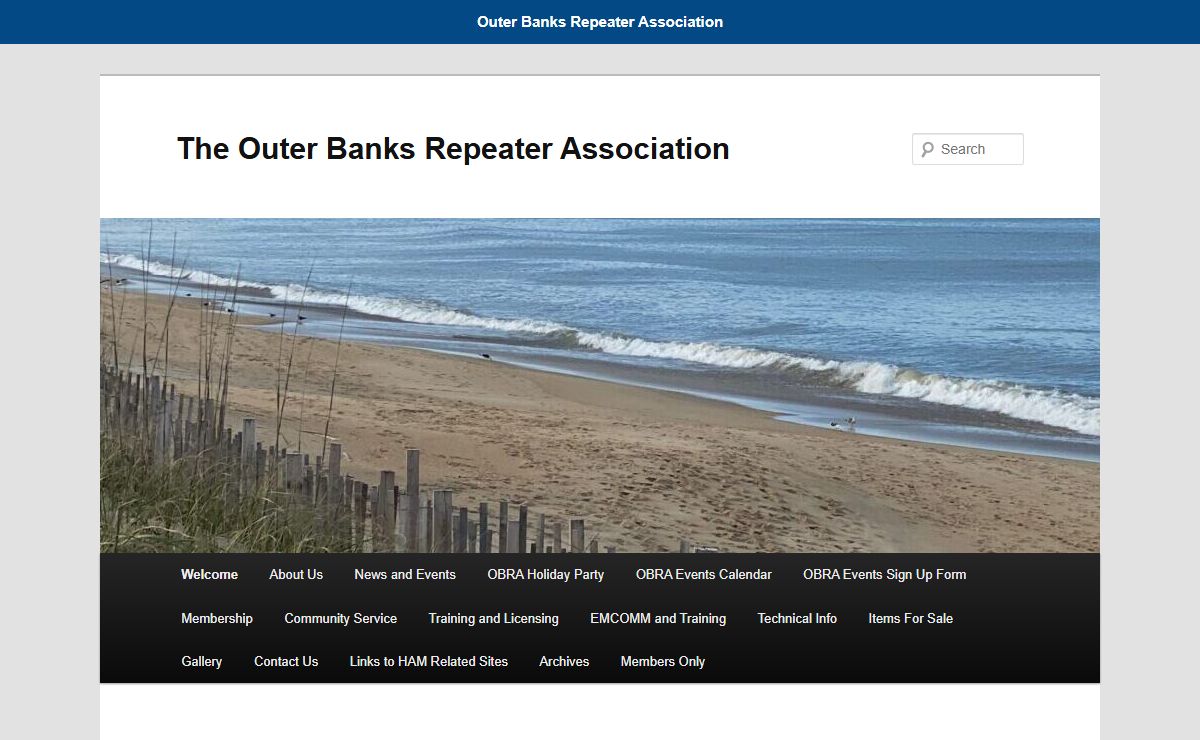 Welcome - The Outer Banks Repeater AssociationThe Outer Banks Repeater Association