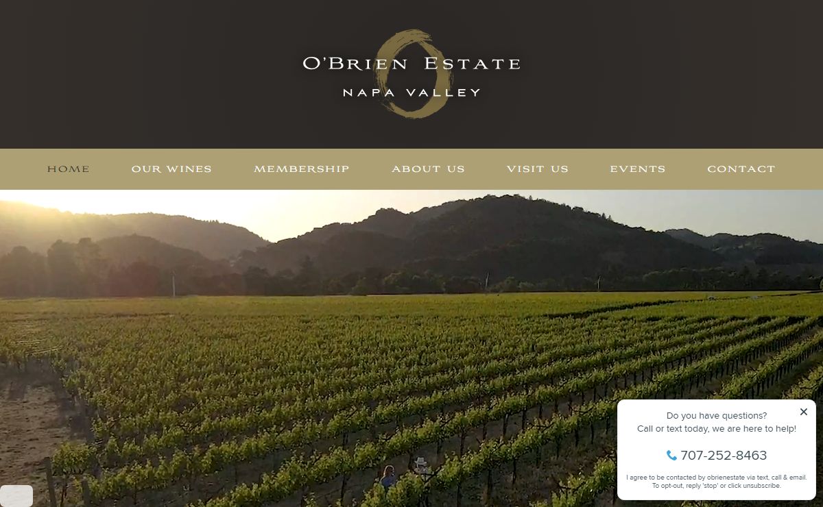 O’Brien Estate - Boutique Winery in Napa Valley
