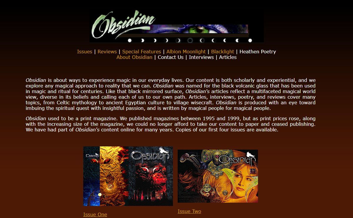 Obsidian Magazine