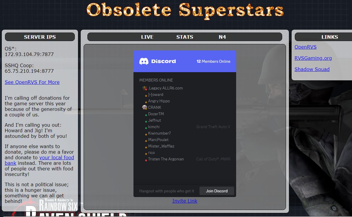 Obsolete Superstars