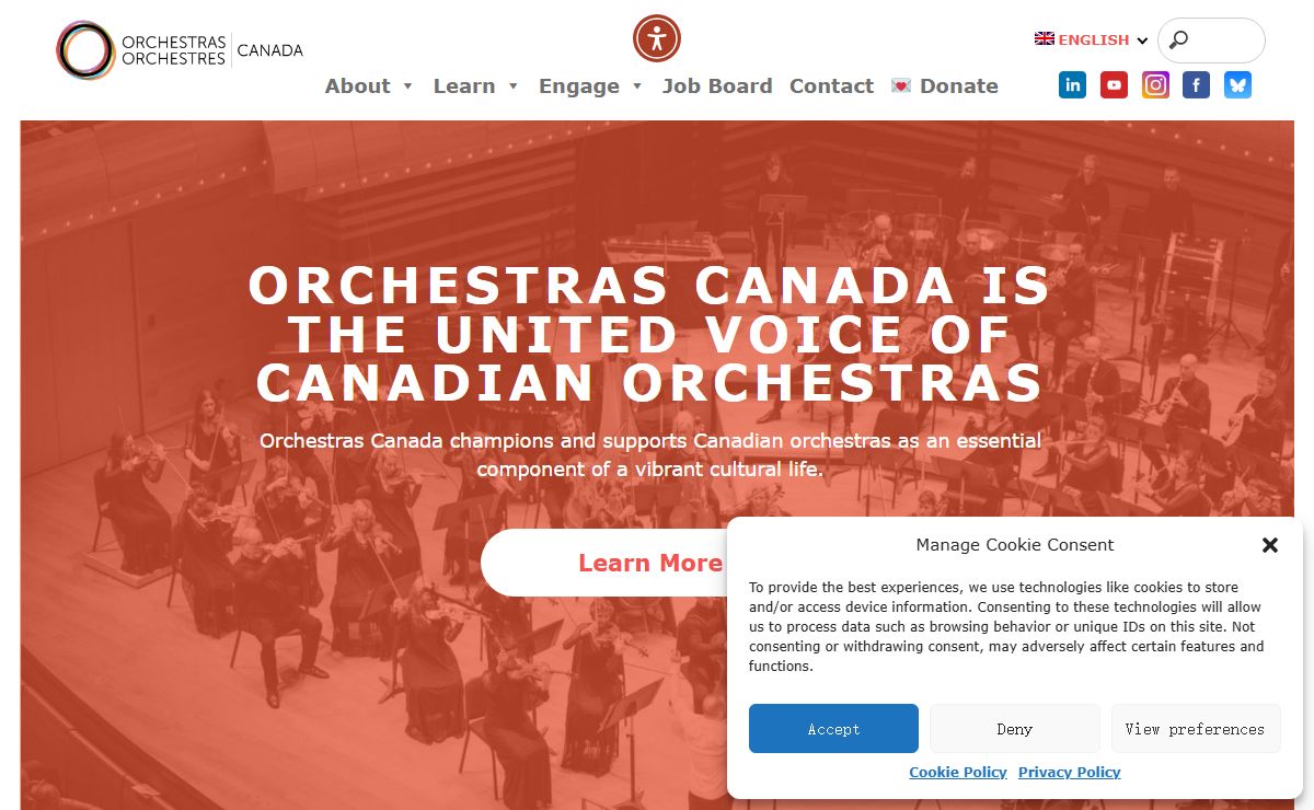 Front Page - Orchestras Canada/Orchestres Canada