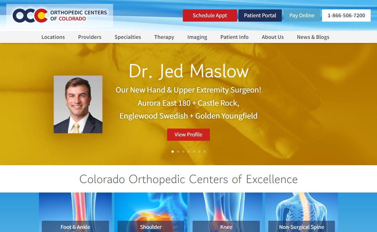 Orthopedic Doctors Denver, Colorado Orthopedic Specialists
