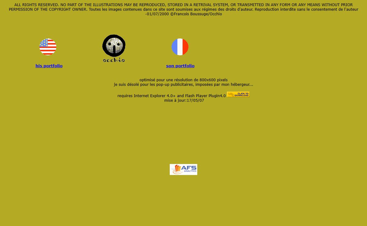 occhio:peinture sur bois gravure sculpture animations Flash illustrations