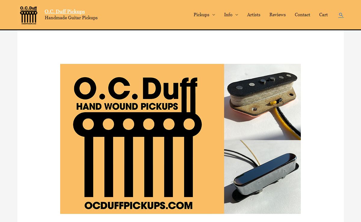 O.C. Duff Pickups – Handmade Guitar Pickups