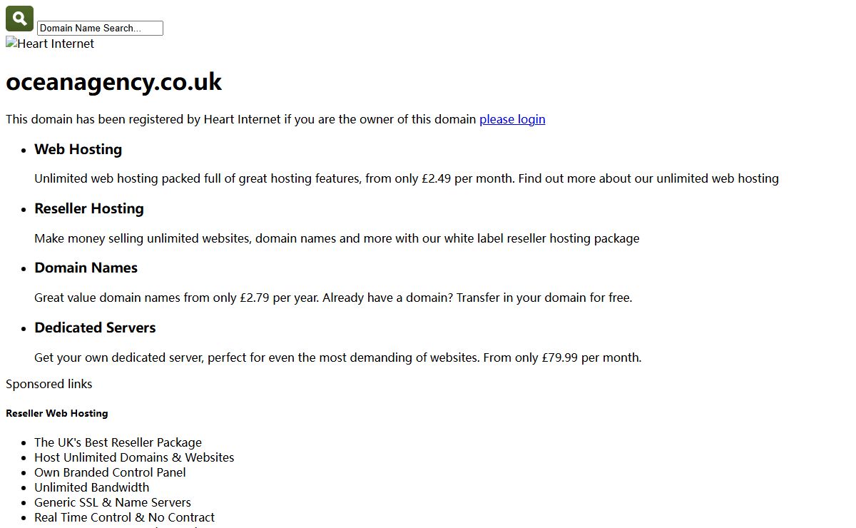Web Hosting, Reseller Hosting & Domain Names from Heart Internet