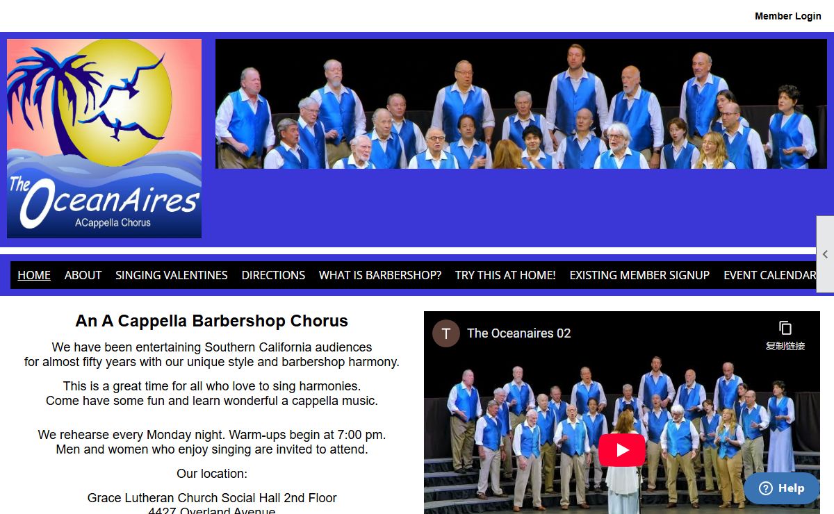 Home - The Oceanaires ACappella Chorus