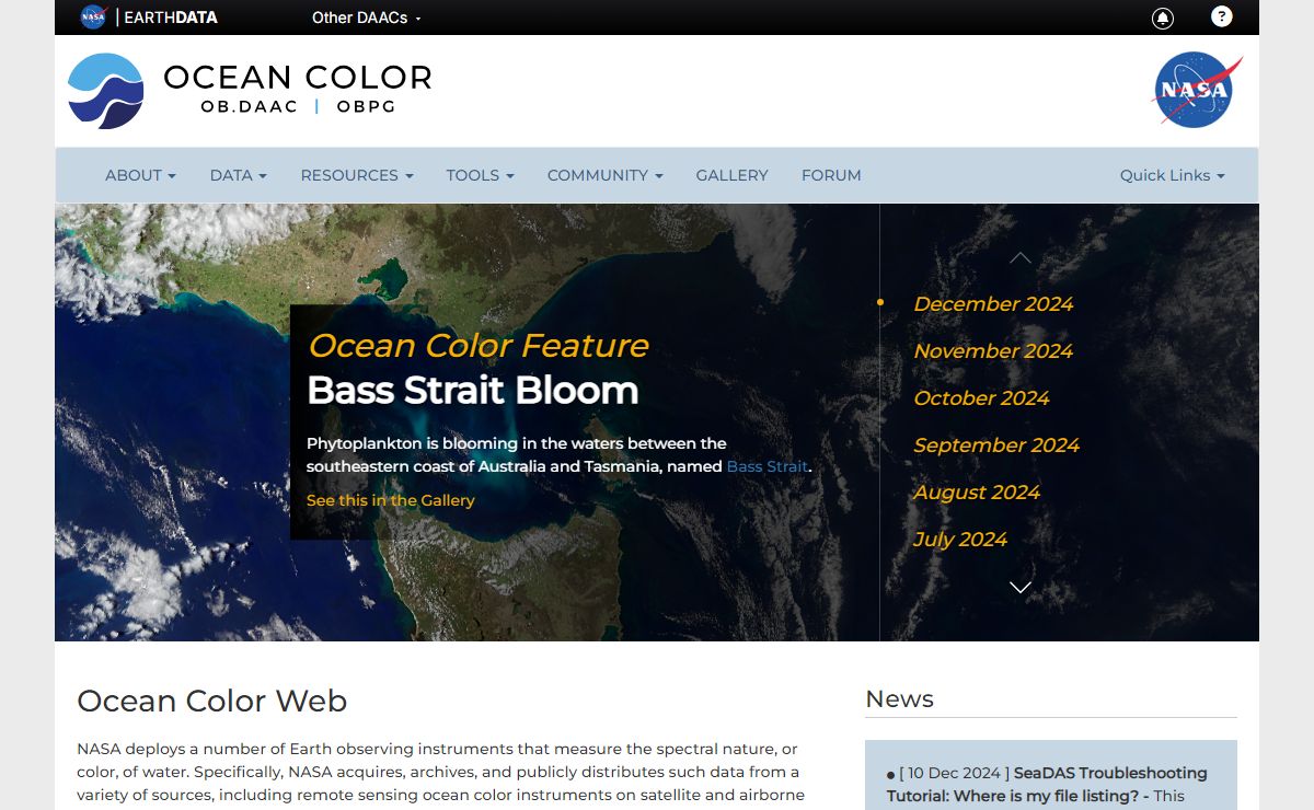 NASA Ocean Color