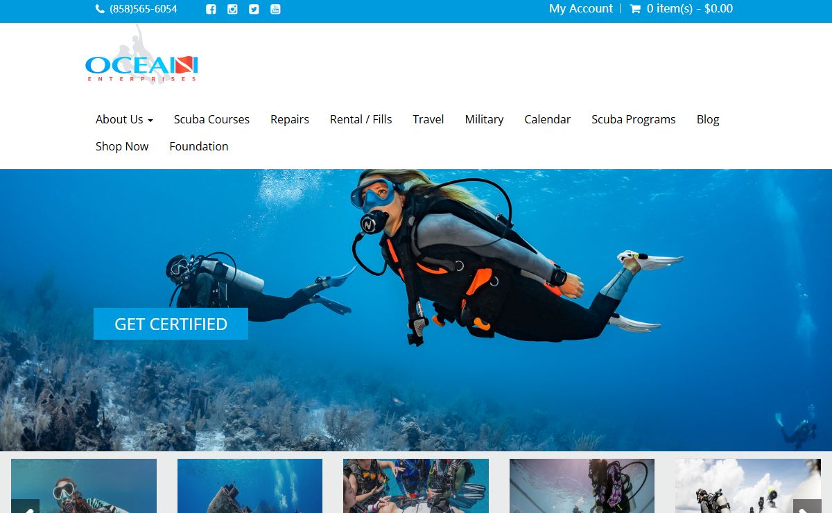 Ocean Enterprises - Professional Scuba Diving San Diego, CA
