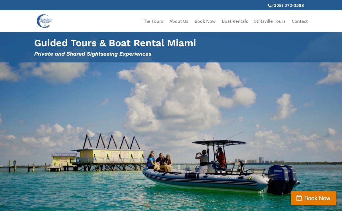Guided Tours & Boat Rental Miami - Ocean Force Adventures
