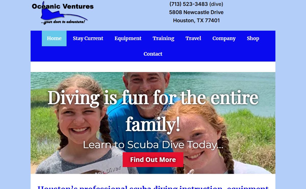 Oceanic Ventures, Inc. - Houston's Premier Scuba and Dive Shop Oceanic Ventures Inc.