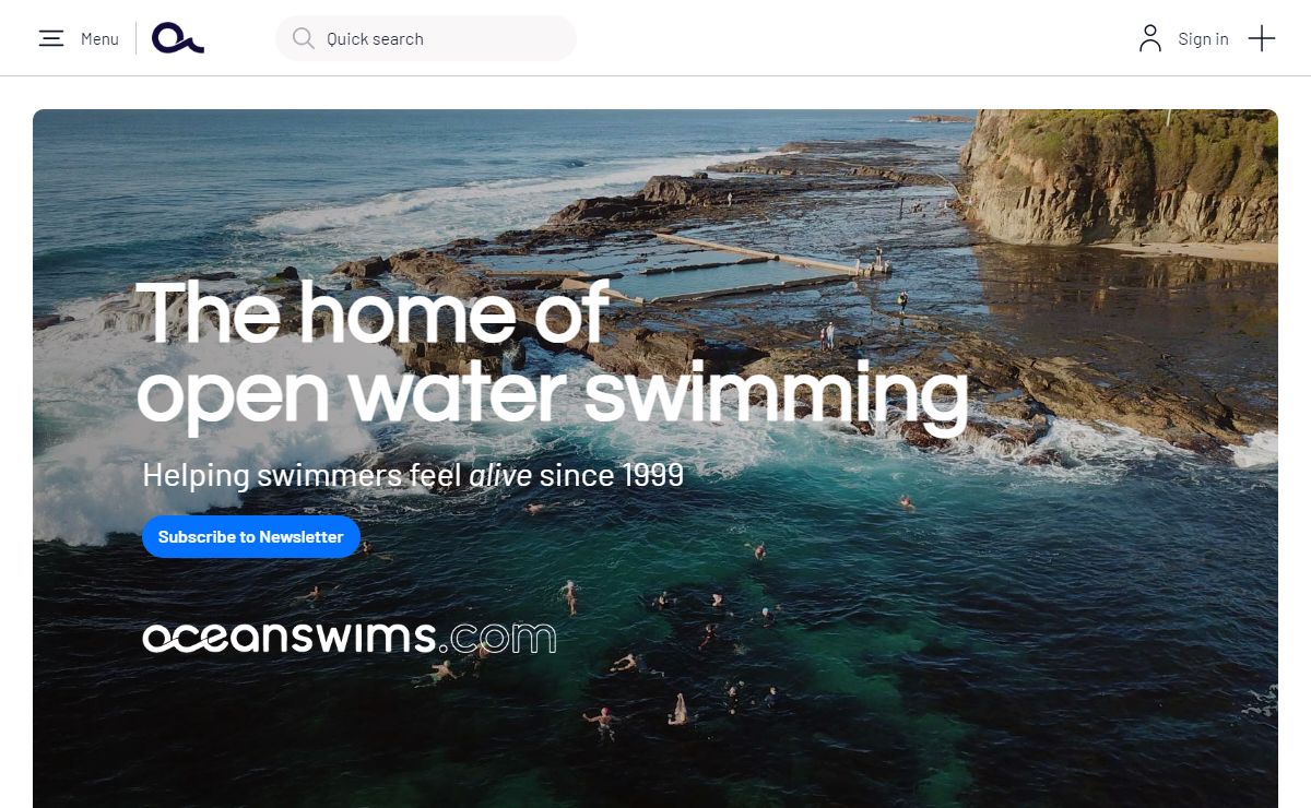 oceanswims.com | The Home of Open Water Swimming