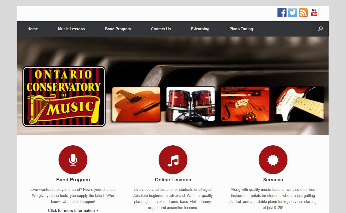 Ontario Conservatory of Music | Offering quality music lessons since 1939