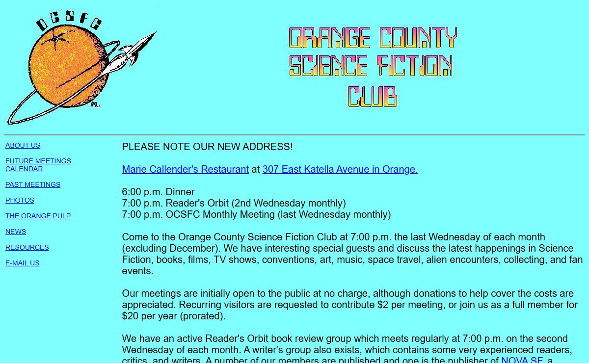 Orange County Science Fiction Club