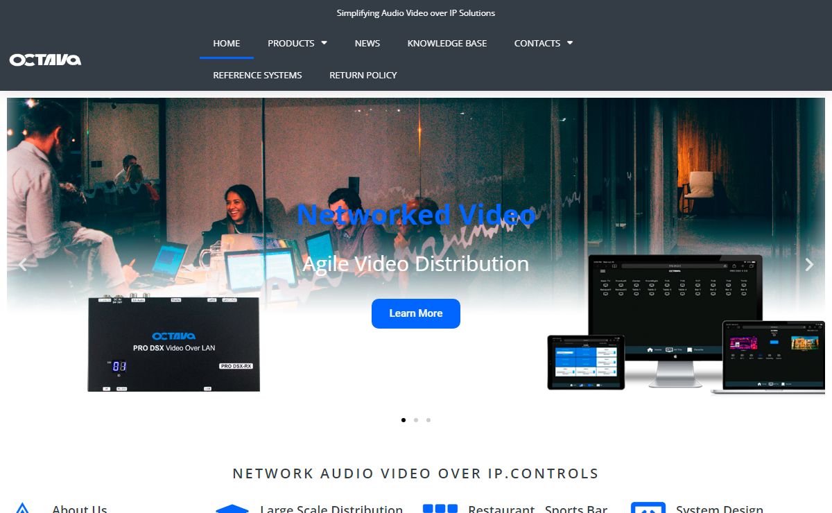 Video Over IP and HDMI Video Connectivity Solutions. – Video over IP . Controls . HDMI Switching