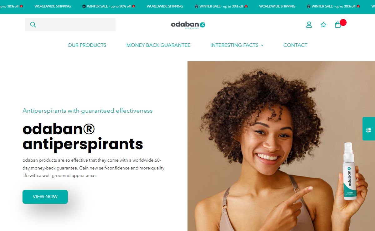 ODABAN antiperspirants against heavy perspiration