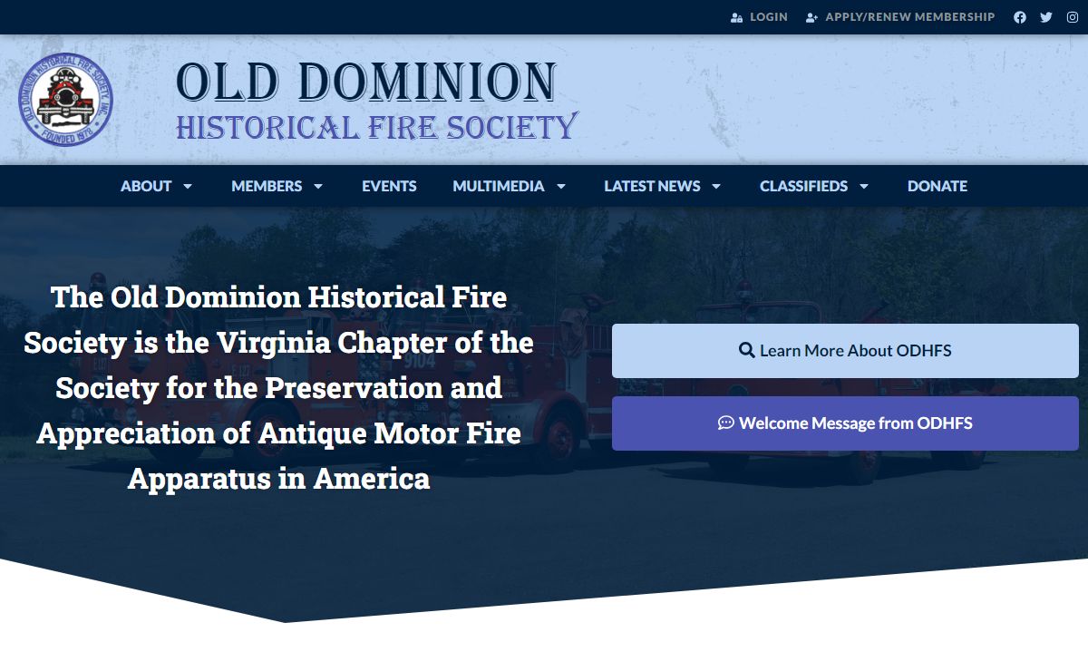 The Old Dominion Historical Fire Society