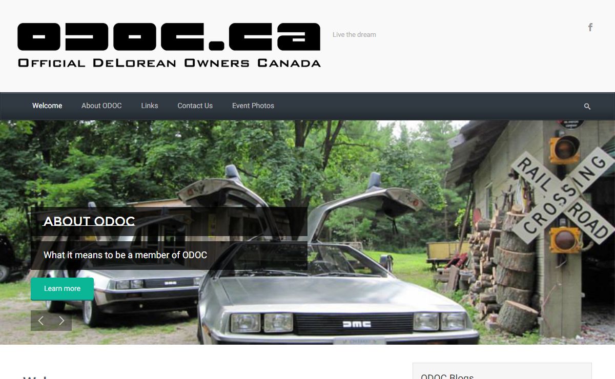 Official DeLorean Owners Canada – Live the dream