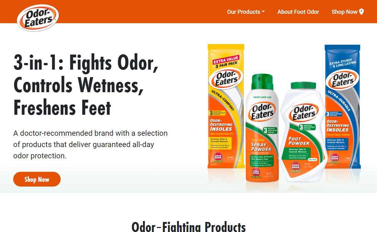Odor-Eaters | Long-Lasting Foot Odor & Wetness Protection