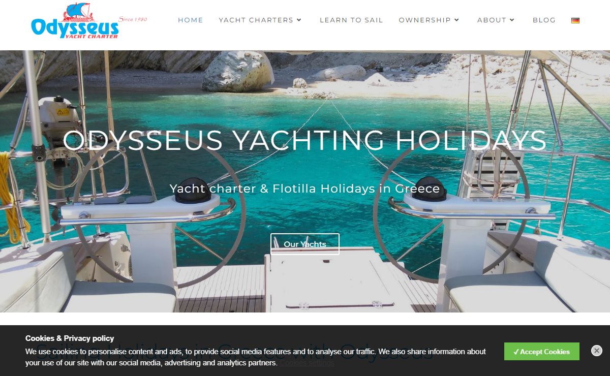 Greece Sailing Holidays, Bareboat Rental, Flotilla Greek Islands | Odysseus Sailing