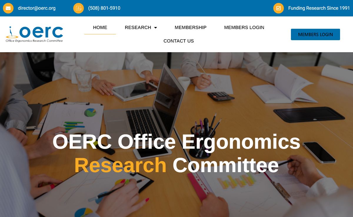 Oerc Office Eegonomics Research Committe