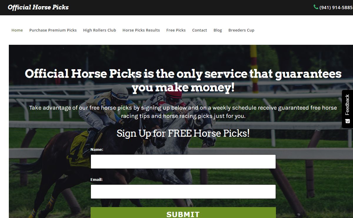 Expert Horse Racing Picks | Guaranteed Picks - Official Horse Picks