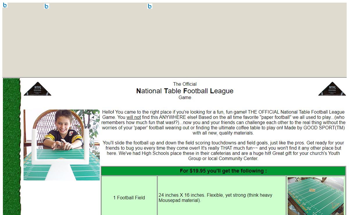 National Table Football League Game