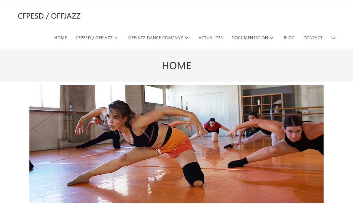 CFPESD / OFFJAZZ – Un site pour la danse