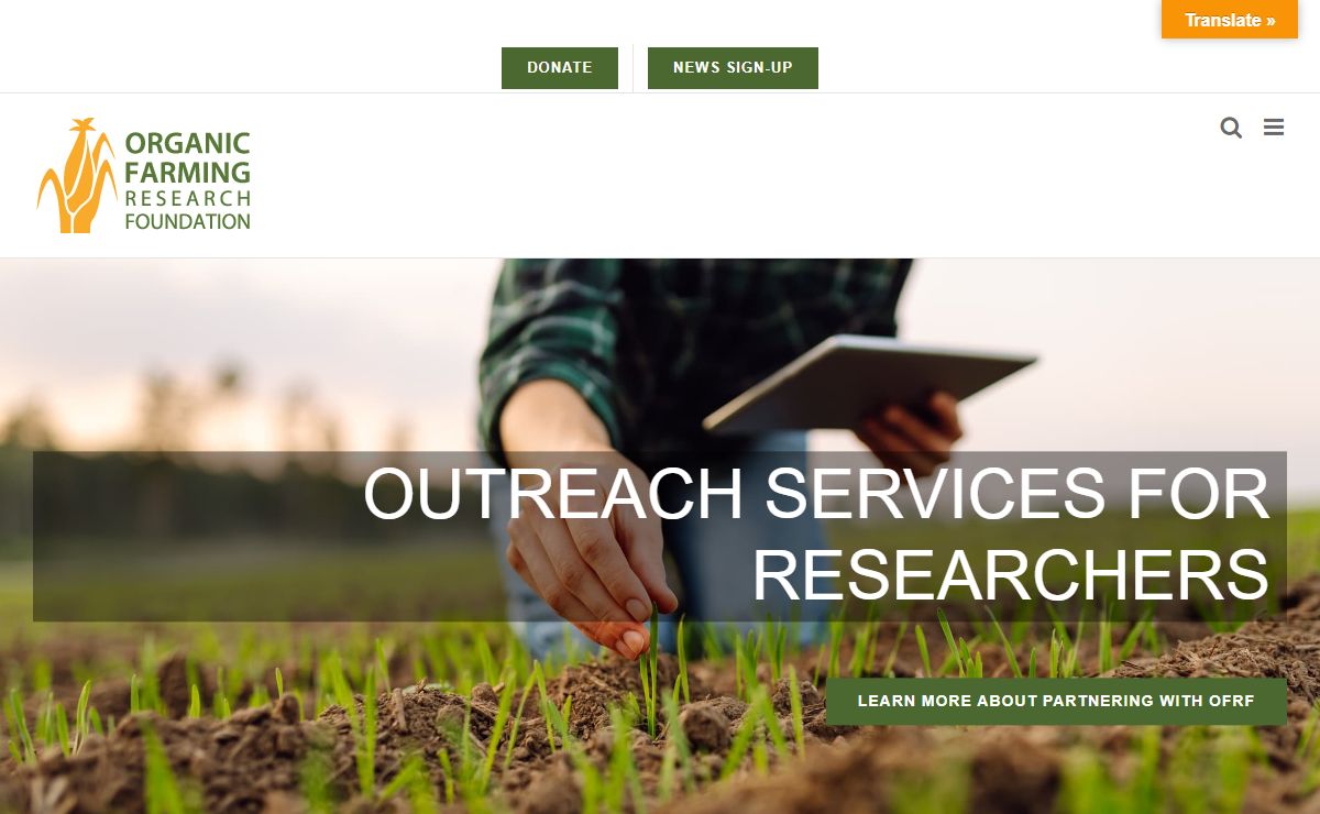 Home - Organic Farming Research Foundation