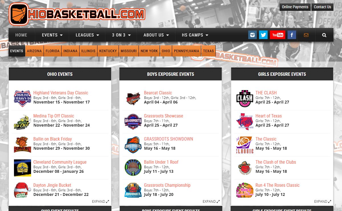 OhioBasketball.com – Youth & High School Basketball Organization