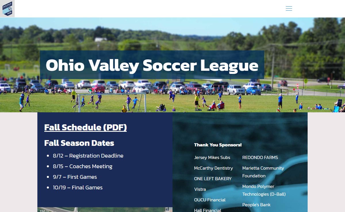 OVSL | Ohio Valley Soccer League | Youth Rec Soccer, Vincent Ohio