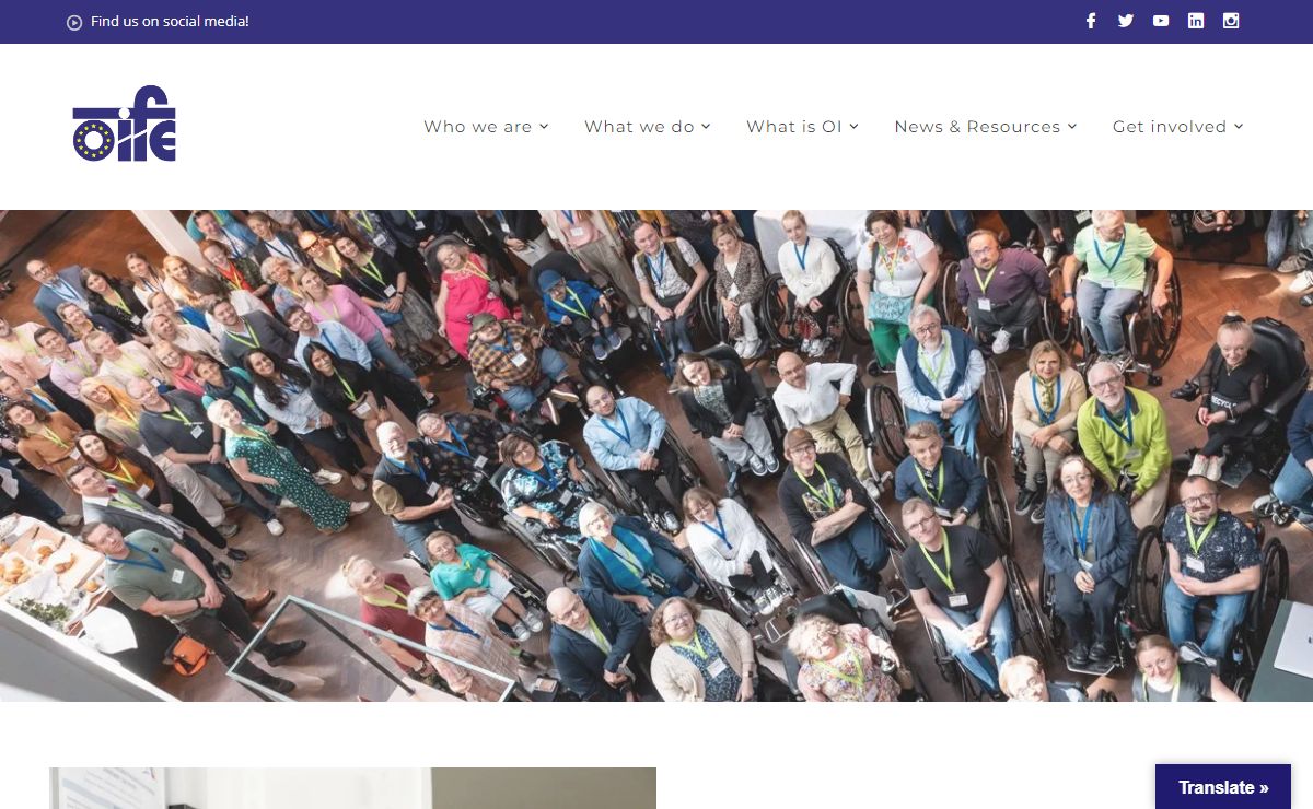 OIFE - Osteogenesis Imperfecta Federation Europe