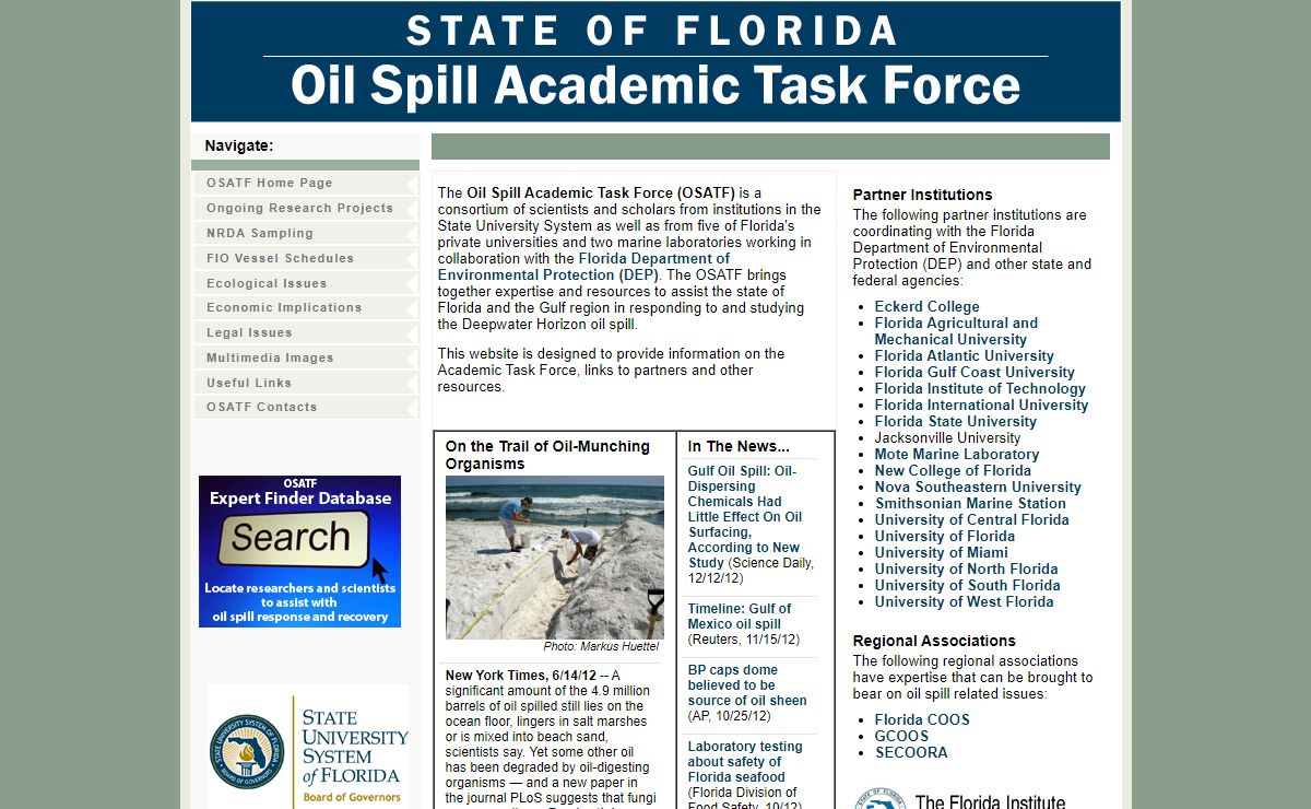 Oil Spill Academic Task Force (OSATF)