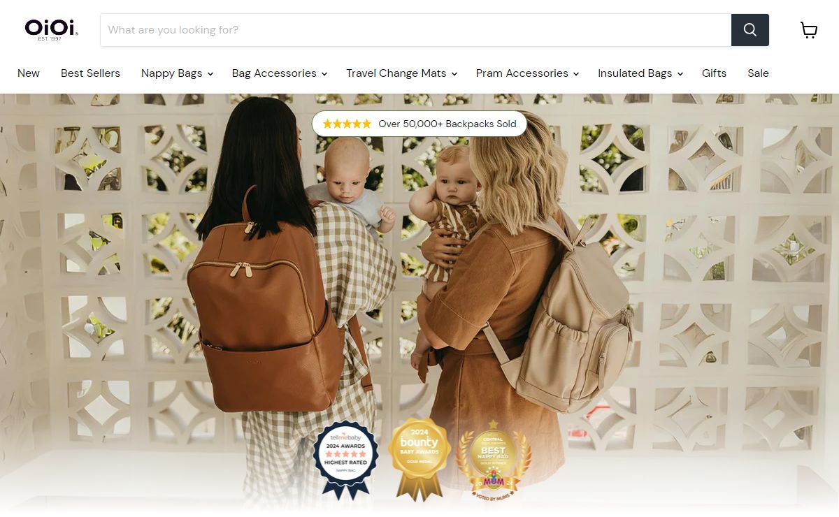 Nappy Bags Online | OiOi Baby Bags